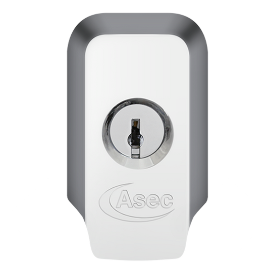 ASEC High Security Rim Cylinder Pull With Cylinder - Chrome Plated