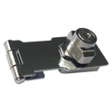 ASEC Lockable Hasp - 75mm Chrome