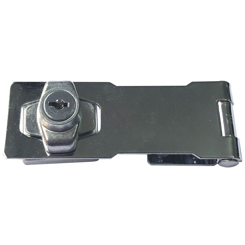 ASEC Lockable Hasp - 115mm Chrome