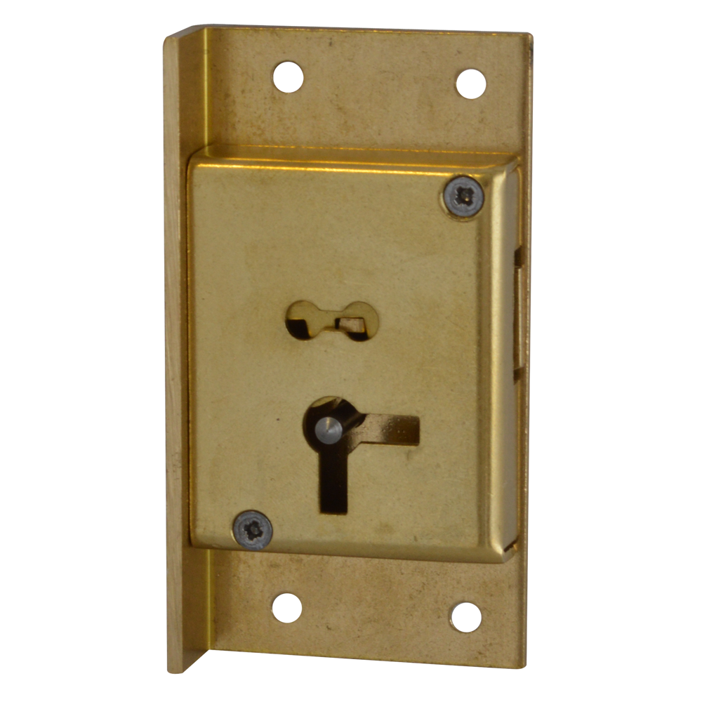 ASEC 61 2 Lever Cut Cupboard Lock - 76mm SB KD LH