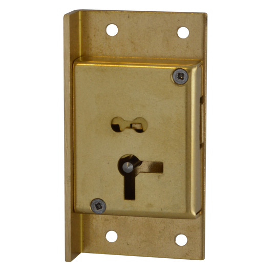 ASEC 61 2 Lever Cut Cupboard Lock - 76mm SB KD LH
