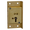 ASEC 61 2 Lever Cut Cupboard Lock - 76mm SB KD RH