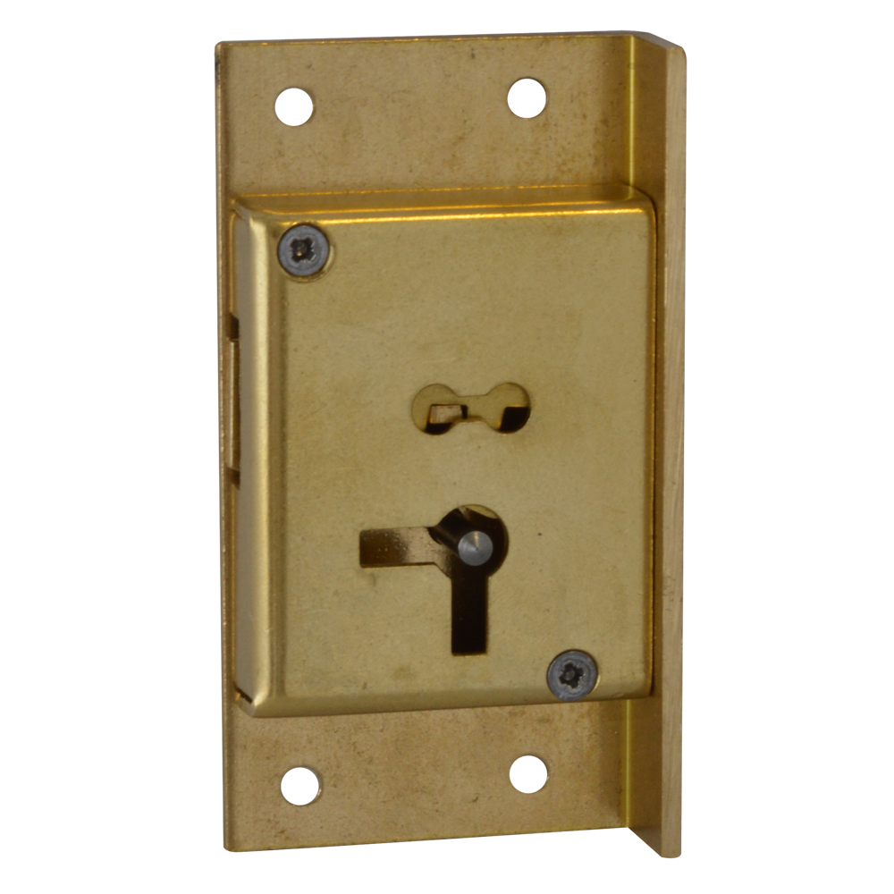 ASEC 61 2 Lever Cut Cupboard Lock - 76mm SB KD RH
