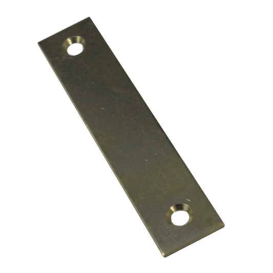 ASEC Cupboard Lock Flat Strike Plate - Satin Brass