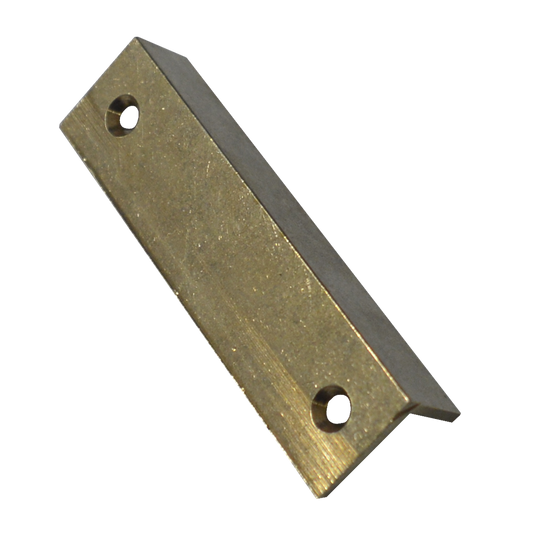 ASEC Cupboard Lock Angled Strike Plate - Satin Brass