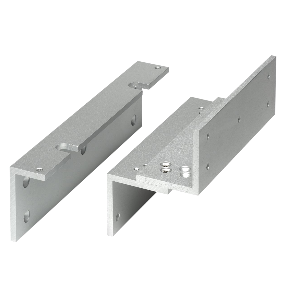 ASEC Bracket Z&L Inward Opening to Standard Magnets - Satin Anodised Aluminium