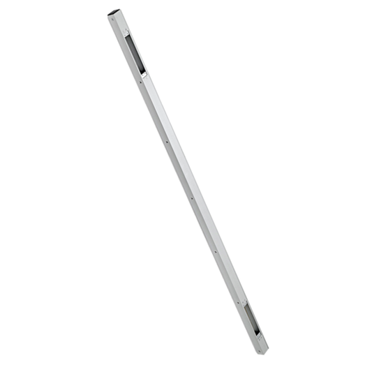 ASEC Slimline Vertical Transom Housing With Two Cut Outs - 2 metres - Aluminium