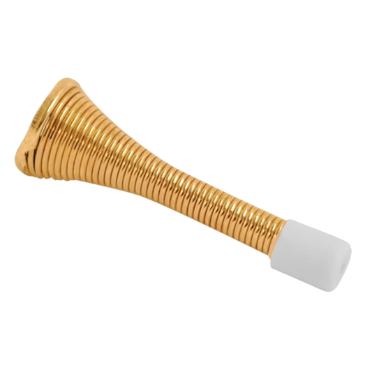 ASEC Spring Door Stop - Electro Brass Plated