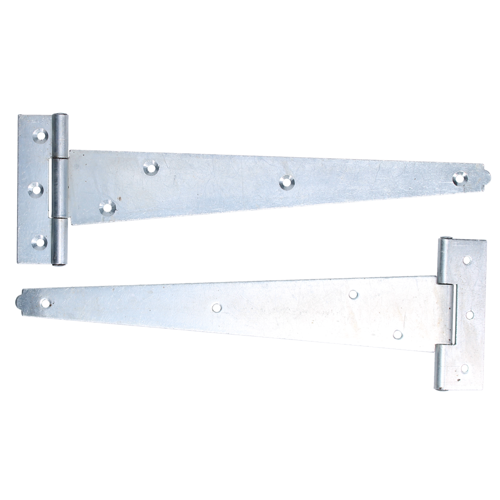 ASEC Medium Tee Hinge - Zinc Plated - 250mm (Pair)