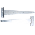 ASEC Medium Tee Hinge - Zinc Plated - 300mm (Pair)