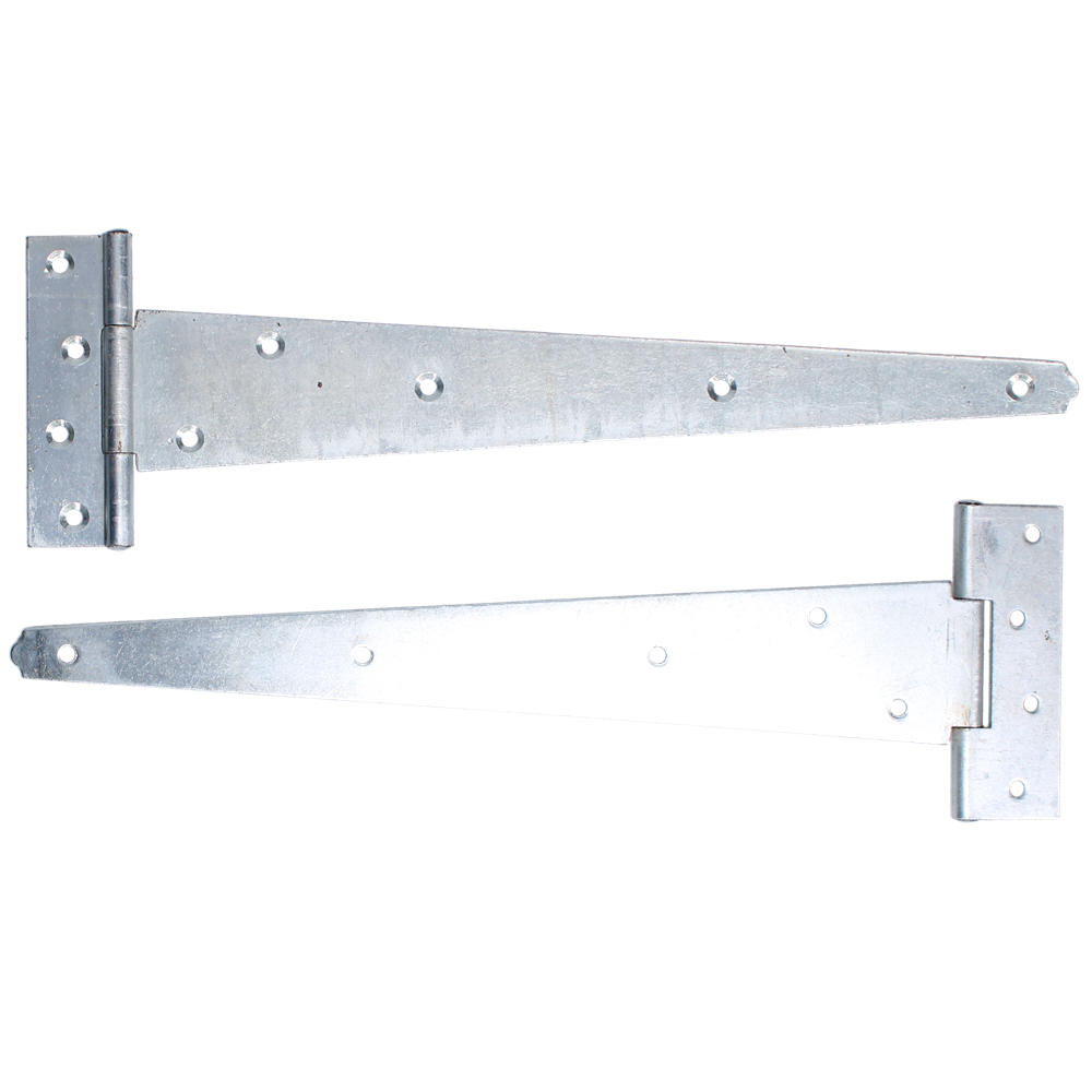 ASEC Medium Tee Hinge - Zinc Plated - 300mm (Pair)