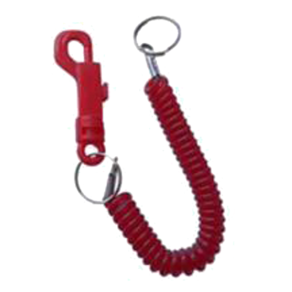 ASEC Spiral Key Ring - Dark Colours