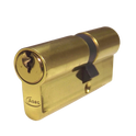 ASEC 5-Pin Euro Double Cylinder - 60mm 30/30 (25/10/25) KD PB