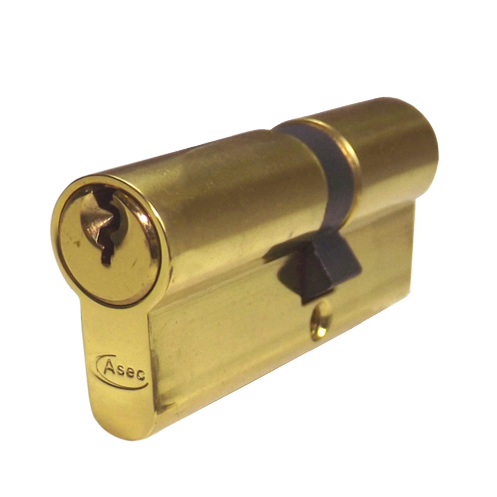 ASEC 5-Pin Euro Double Cylinder - 60mm 30/30 (25/10/25) KD PB