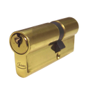 ASEC 5-Pin Euro Double Cylinder - 65mm 30/35 (25/10/30) KD PB