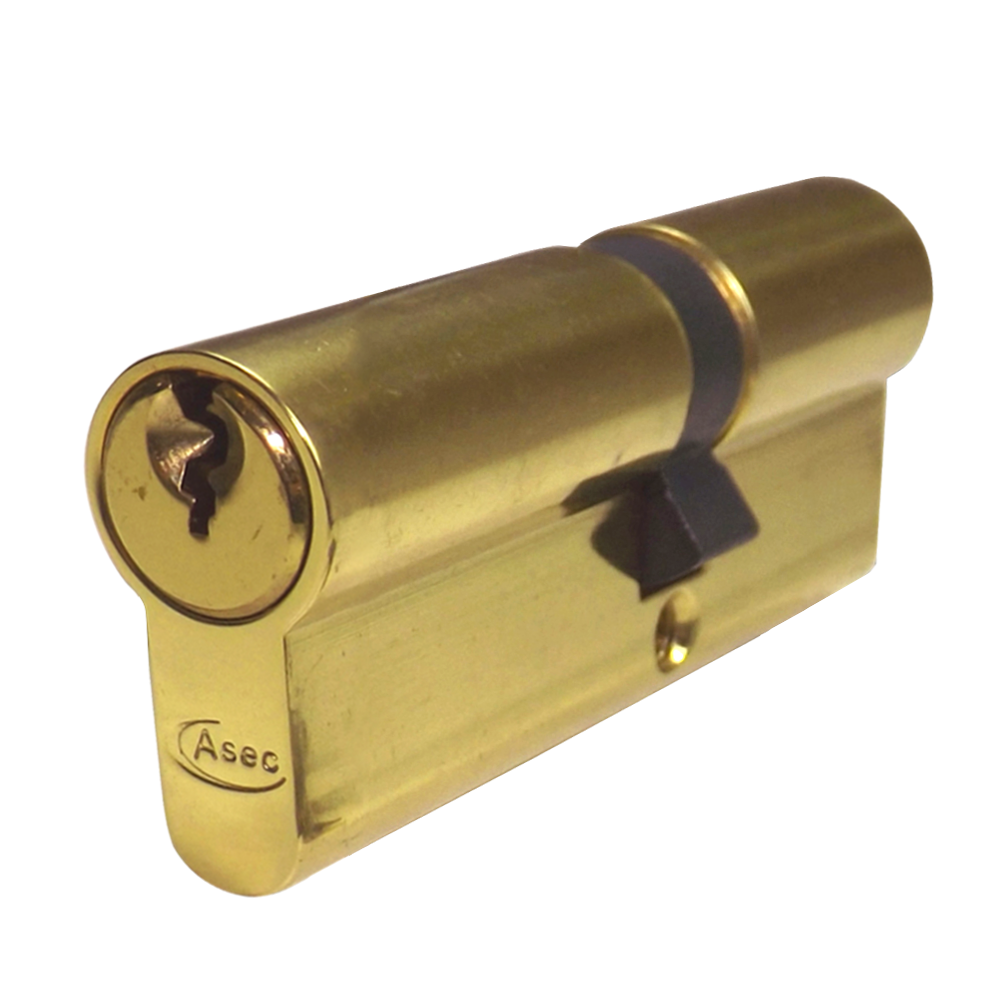 ASEC 5-Pin Euro Double Cylinder - 75mm 35/40 (30/10/35) KD PB