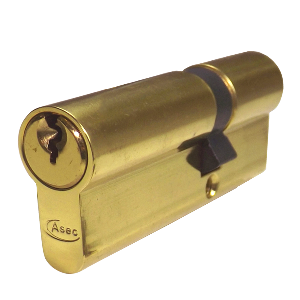 ASEC 5-Pin Euro Double Cylinder - 80mm 30/50 (25/10/45) KD PB
