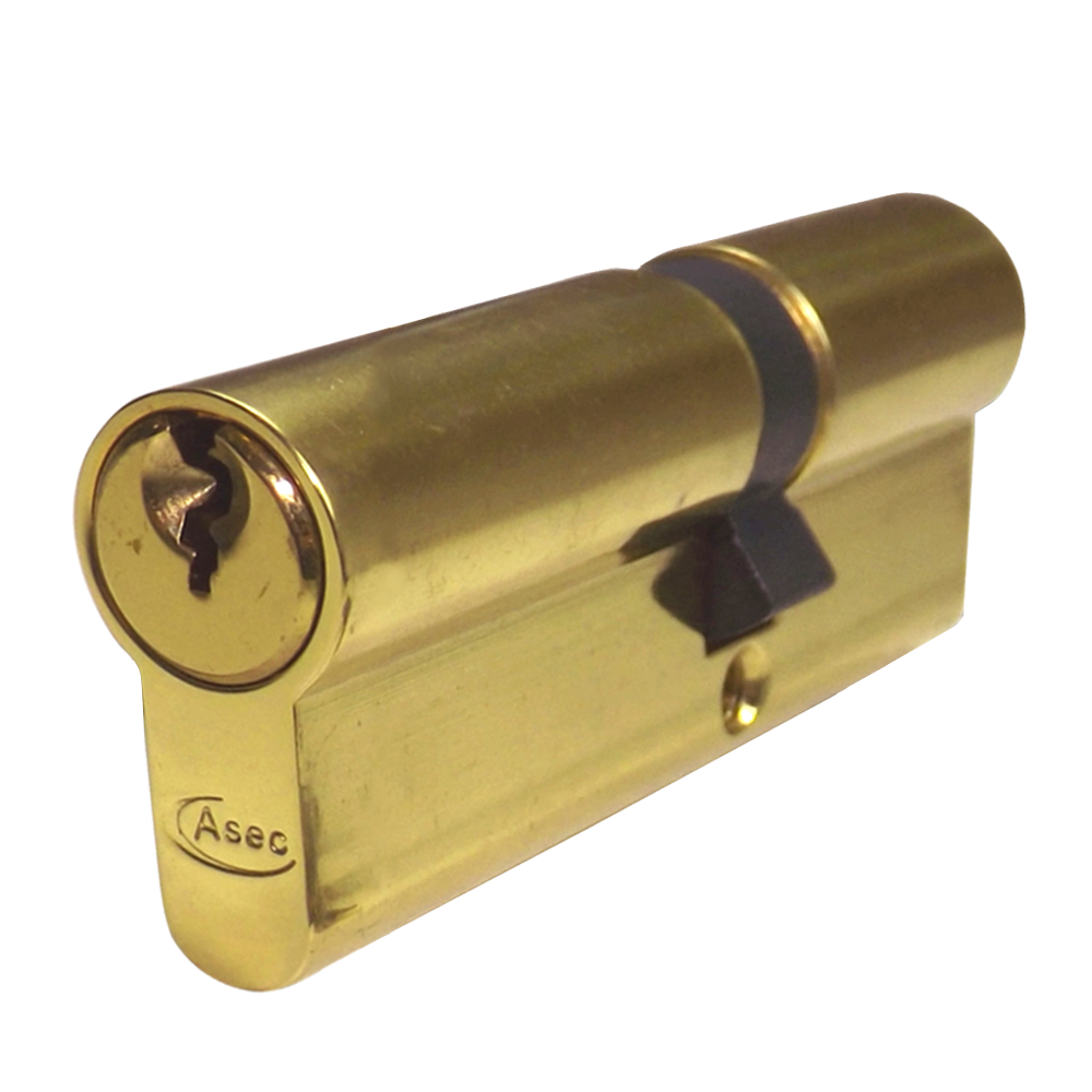 ASEC 5-Pin Euro Double Cylinder - 80mm 35/45 (30/10/40) KD PB