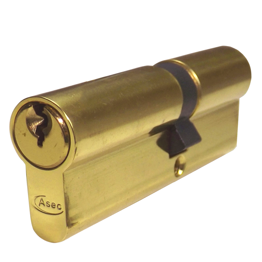 ASEC 5-Pin Euro Double Cylinder - 90mm 40/50 (35/10/45) KD PB