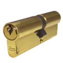 ASEC 5-Pin Euro Double Cylinder - 90mm 45/45 (40/10/40) KD PB