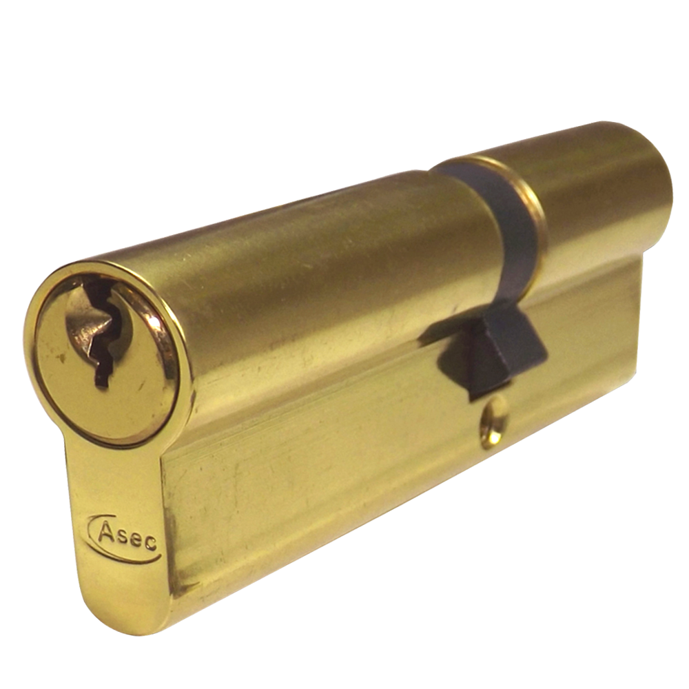 ASEC 5-Pin Euro Double Cylinder - 100mm 40/60 (35/10/55) KD PB
