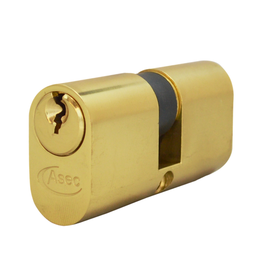 ASEC 5-Pin Oval Double Cylinder - 60mm 30/30 (25/10/25) KD PB