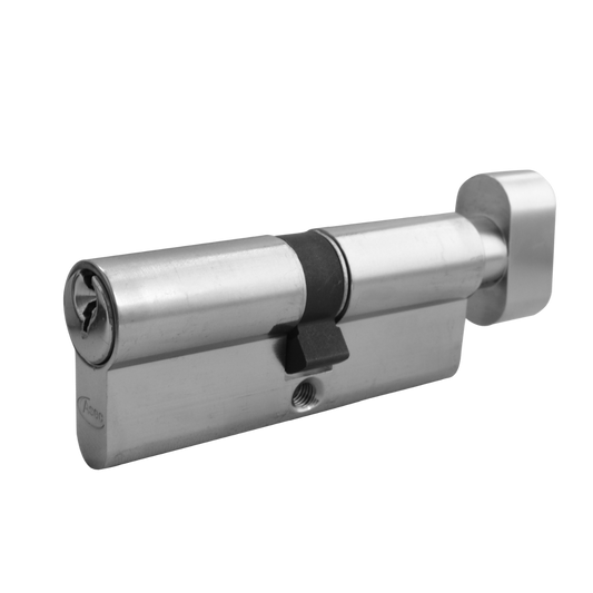 ASEC 5-Pin Euro Key & Turn Cylinder - 85mm 45/T40 (40/10/T35) KD NP