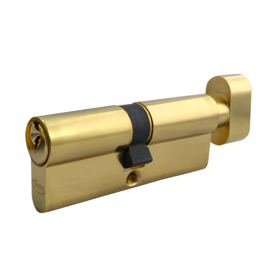 ASEC 5-Pin Euro Key & Turn Cylinder - 85mm 40/T45 (35/10/T40) KD PB