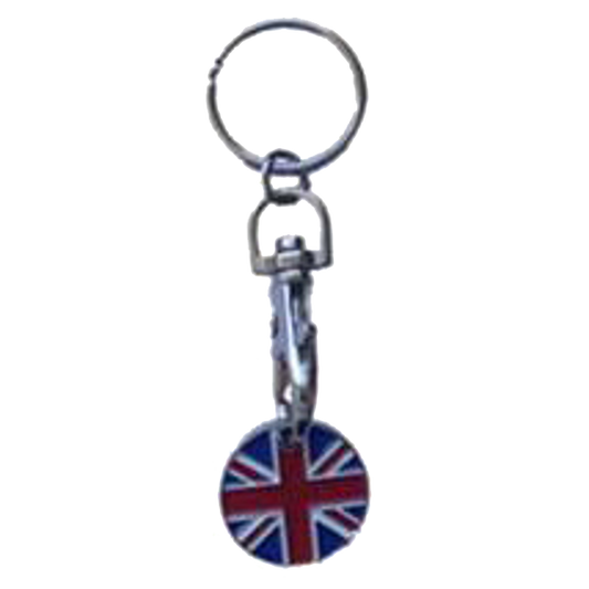ASEC Trolley Token Key Ring - Union Jack