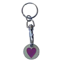 ASEC Trolley Token Key Ring - Heart