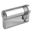ASEC 6-Pin Euro Half Cylinder - 50mm (40/10) KD NP