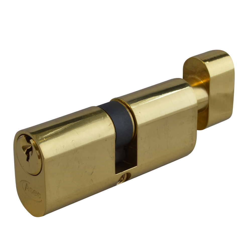 ASEC 6-Pin Oval Key & Turn Cylinder - 70mm 35/T35 (30/10/T30) KD PB