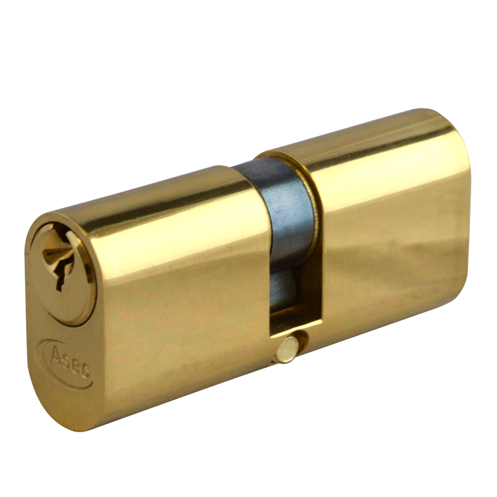 ASEC 6-Pin Oval Double Cylinder - 70mm 35/35 (30/10/30) KD PB
