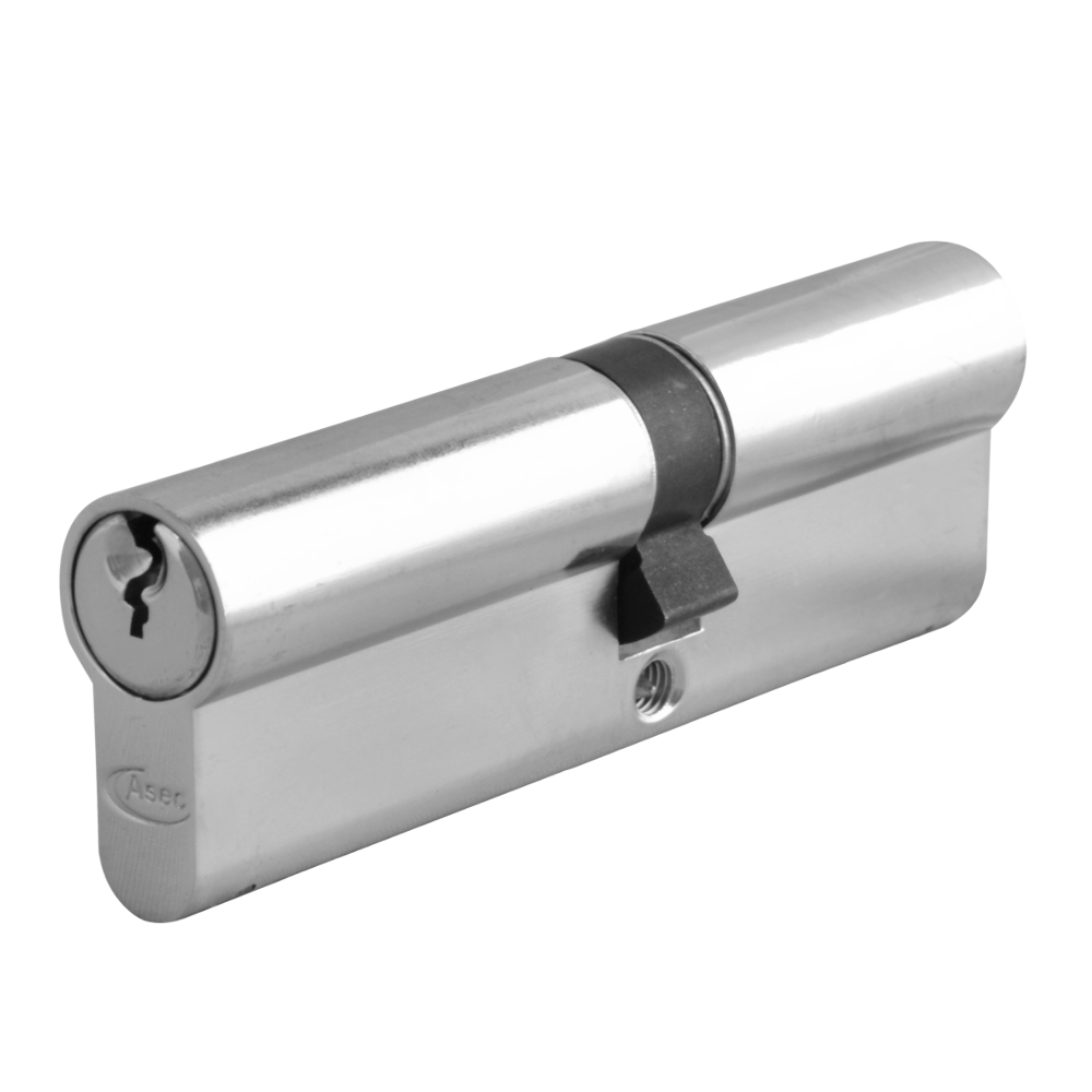 ASEC 6-Pin Euro Double Cylinder - 100mm 45/55 (40/10/50) KD NP
