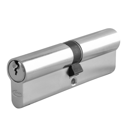 ASEC 6-Pin Euro Double Cylinder - 100mm 50/50 (45/10/45) KD NP