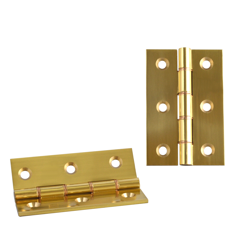 ASEC Double Steel Washer Hinge - 75mm X 50mm X 2.50mm PB
