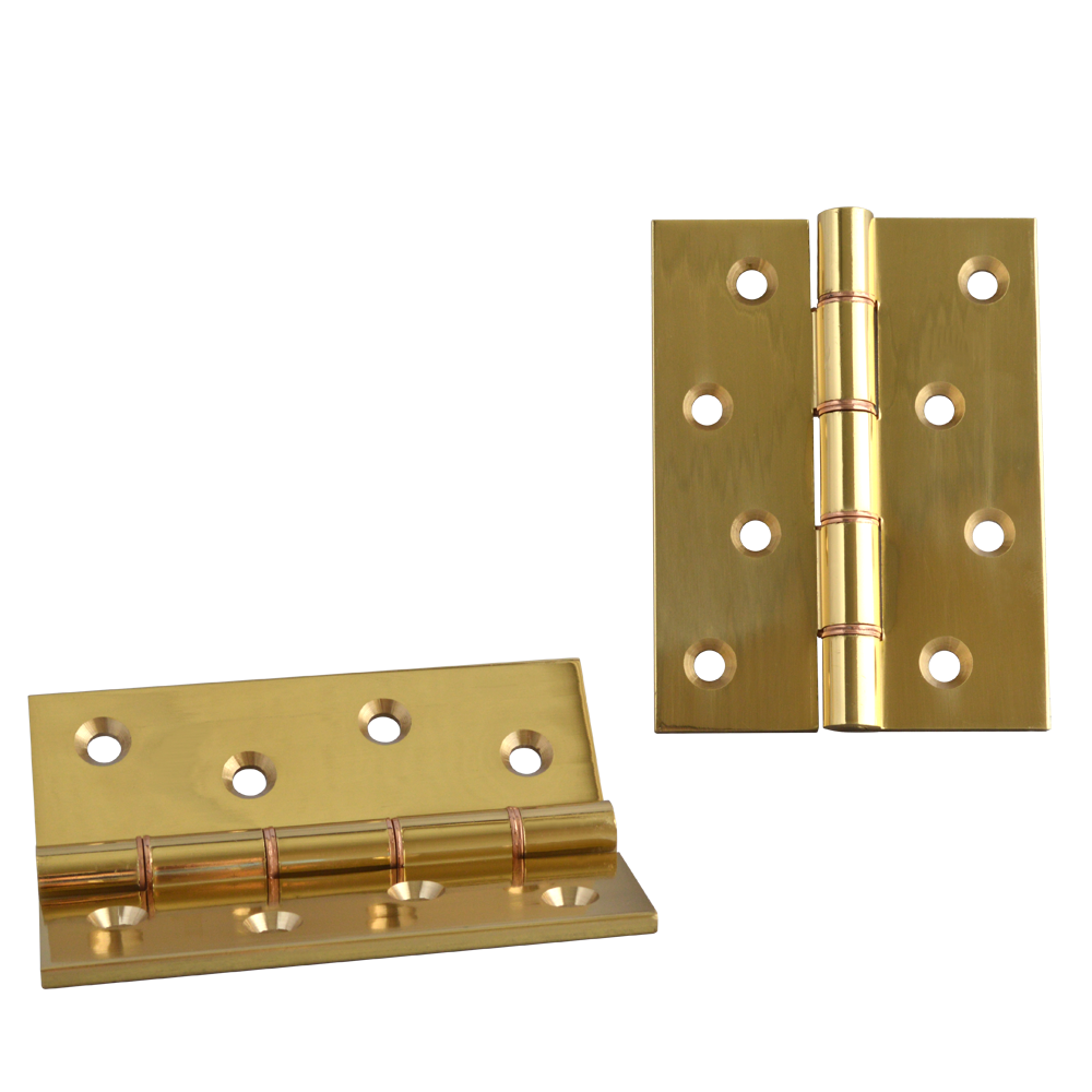 ASEC Double Steel Washer Hinge - 102mm X 75mm X 4mm PB