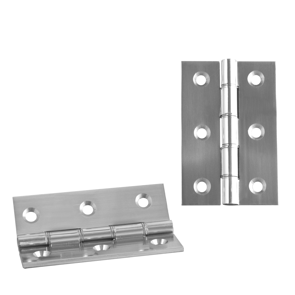 ASEC Double Steel Washer Hinge - 75mm X 50mm X 2.50mm CP