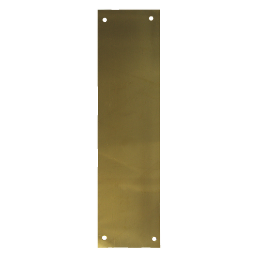 ASEC 75mm Wide Polished Brass Finger Plate - 300mm PB Standard