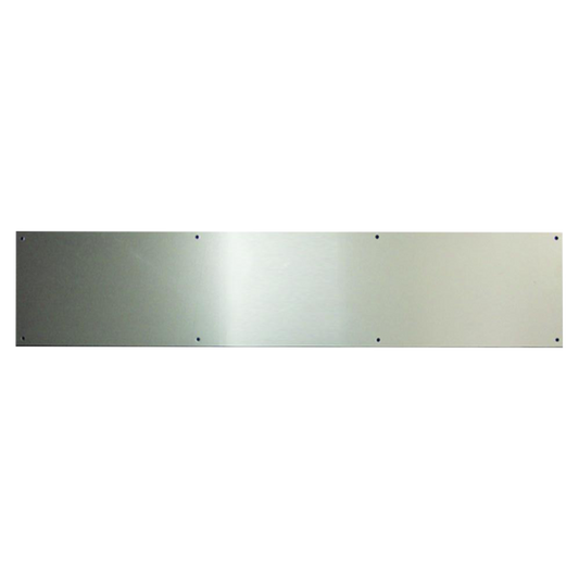 ASEC 760mm Wide Stainless Steel Kick Plate - 400mm SSS