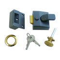 ASEC AS14 & AS18 Non-Deadlocking Nightlatch - 40mm DMG Case - PB Cyl Visi