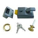 ASEC AS14 & AS18 Non-Deadlocking Nightlatch - 60mm DMG Case - PB Cyl Visi