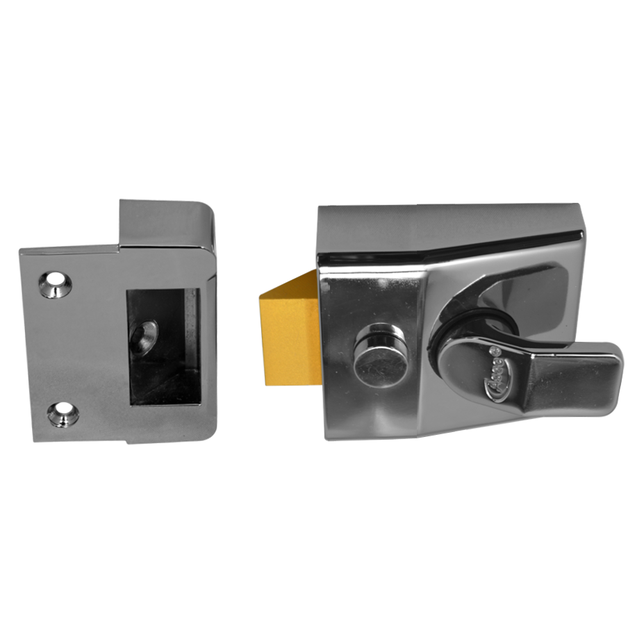 ASEC AS14 & AS18 Non-Deadlocking Nightlatch - 40mm PC - SC Cyl Visi