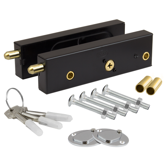 ASEC Garage Door Lock - Keyed Alike Pair Visi