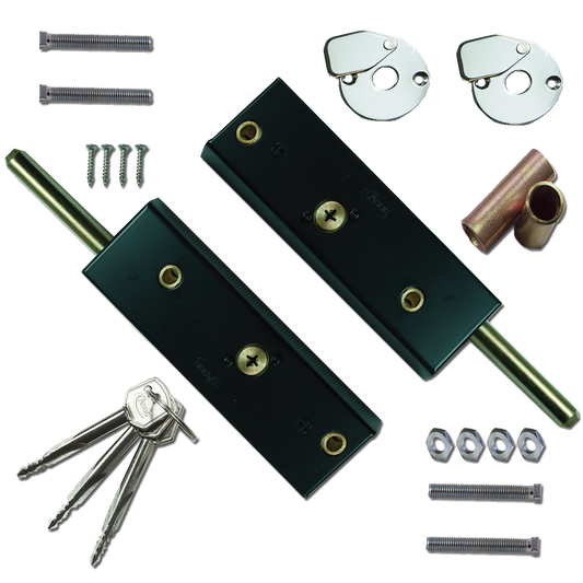 ASEC Garage Door Locking Kit - Pair Keyed Alike To KA01 Boxed