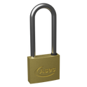 ASEC KD Long Shackle Brass Padlock - 40mm KD Visi