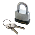 ASEC 787 & 797 Open Shackle Laminated Padlock - 30mm KD Visi