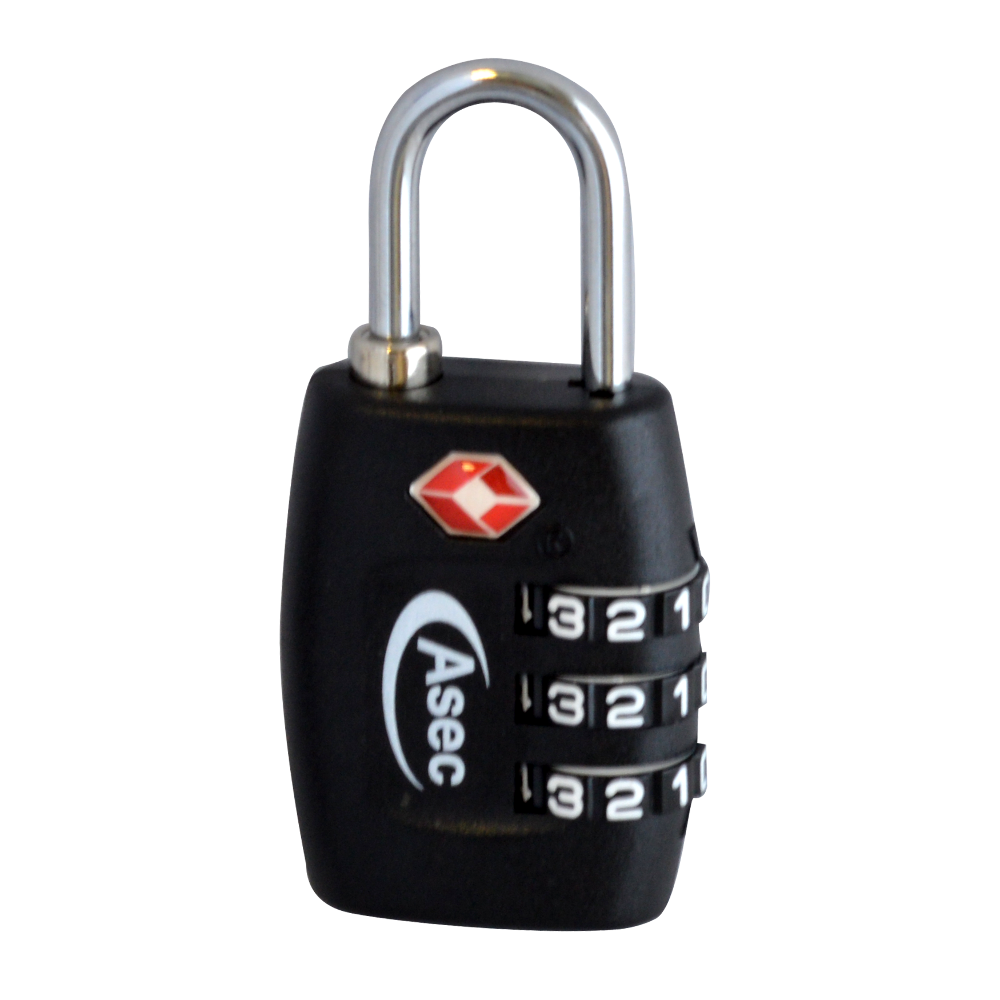 ASEC TSA Combination Padlock - 30mm KD Visi