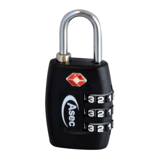 ASEC TSA Combination Padlock - 30mm KD Visi