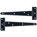 ASEC Light Tee Hinge - Black - 300mm (Pair)
